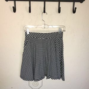 striped skirt